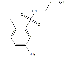 5-amino-N-(2-hydroxyethyl)-2,3-dimethylbenzenesulfonamide 구조식 이미지