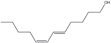 CIS,TRANS-5,7-DODECADIENOL Structure