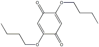 2,5-Dibutoxy-1,4-benzoquinone 구조식 이미지