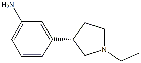 (S)-3-(1-ethylpyrrolidin-3-yl)benzenamine 구조식 이미지