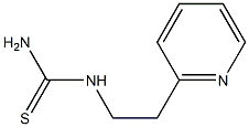 N-[2-(2-Pyridyl)ethyl]thiourea. 구조식 이미지