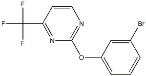 2-(3-BROMOPHENOXY)-4-(TRIFLUOROMETHYL)PYRIMIDINE 구조식 이미지