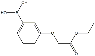 3-(2-Ethoxy-2-oxoethoxy)benzeneboronic acid 구조식 이미지