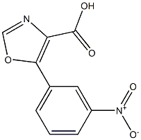 5-(3-Nitrophenyl)-1,3-oxazole-4-carboxylic acid Structure