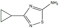 5-Amino-3-cyclopropyl-1,2,4-thiadiazole 구조식 이미지