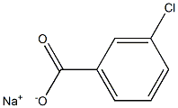 Sodium 3-chlorobenzoate (10% solution) 구조식 이미지
