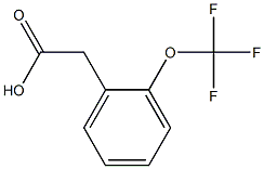 2-(TRIFLUOROMETHYLOXY)PHENYLACETIC ACID Structure