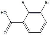 2-FLUORO-3-BROMO BENZOIC ACID 구조식 이미지