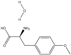 4-METHOXYPHENLYALANINE HYDRATE 구조식 이미지