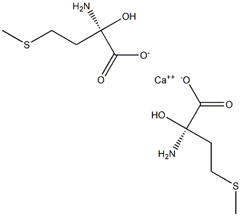 ALPHA-HYDROXY-METHIONINE CALCIUM SALT 구조식 이미지