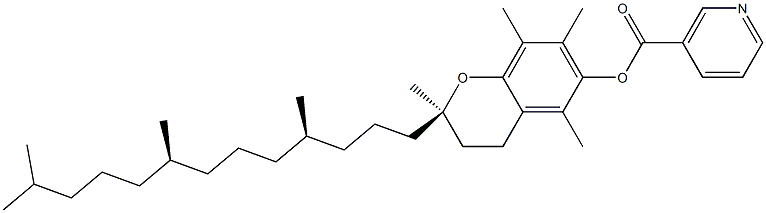 DL-A-TOCOPHEROL NICOTINATE Structure