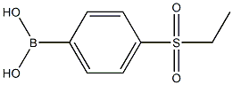 P-ETHYLSULFONYLPHENYLBORONIC ACID 구조식 이미지