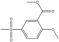 methyl 2-methoxy-5-(methylsulphonyl)benzoate Structure