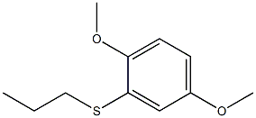 2,5-DIMETHOXY-1-PROPYLTHIOBENZENE Structure