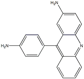 2-amino-9-p-aminophenyl-acridine 구조식 이미지