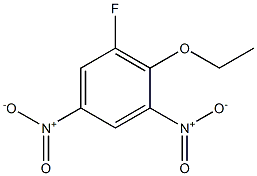 6-fluoro-2,4-dinitrophenetole 구조식 이미지
