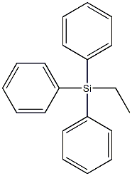 ethyltriphenylsilicane 구조식 이미지