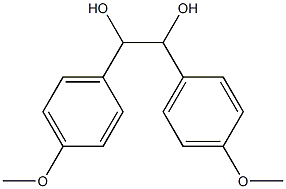 p,p'-dimethoxyhydro-benzoin Structure