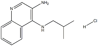 3-Amino-4-(2-Methylpropylamino) Quinoline HCl 구조식 이미지