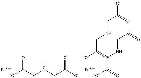 iron(III) iminodiacetic acid 구조식 이미지