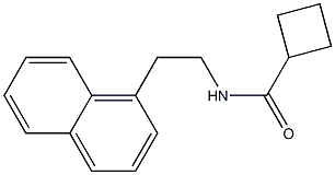 N-(2-(1-naphthyl)ethyl)cyclobutylcarboxamide Structure