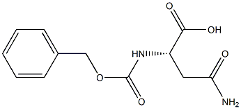 benzyloxycarbonyl-asparagine 구조식 이미지