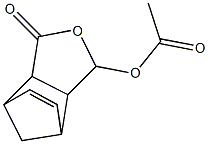 3-oxo-4-oxatricyclo(5.2.1.0(2,6))dec-8-en-5-yl acetate Structure