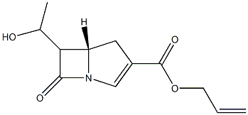 allyl 6-(1'-hydroxyethyl)penem-3-carboxylate 구조식 이미지