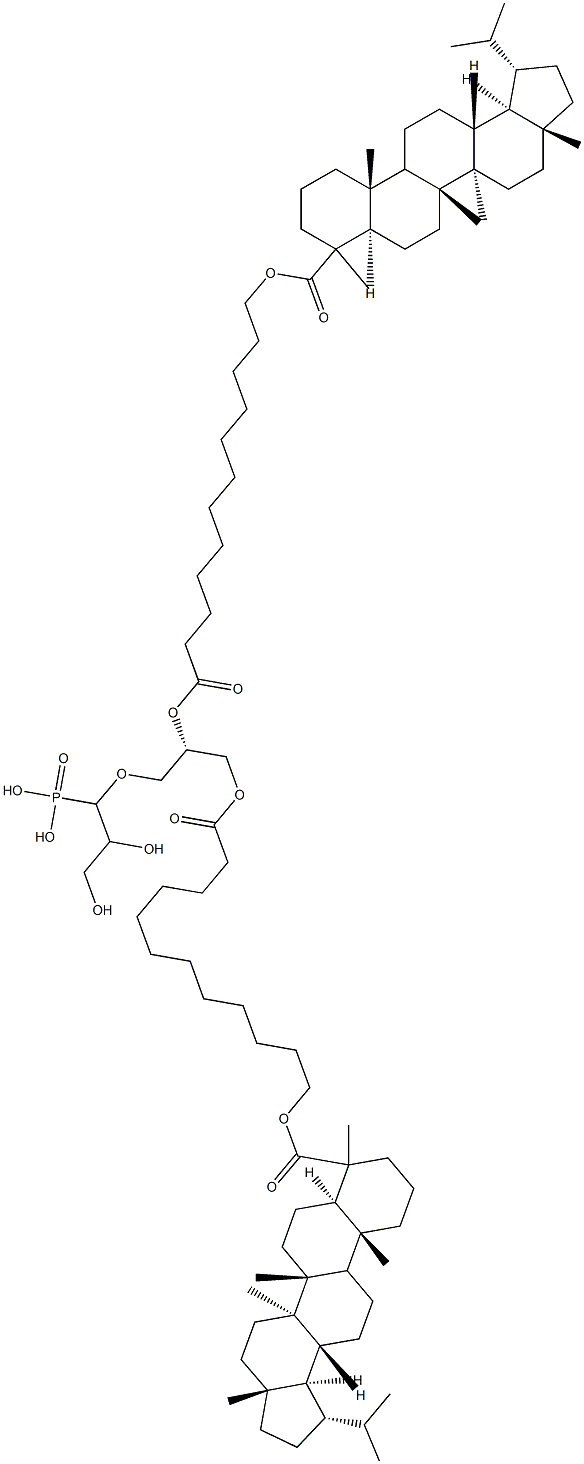 1,2-bis(12-(lipoyloxy)dodecanoyl)-sn-glycero-3-phosphoglycerol 구조식 이미지