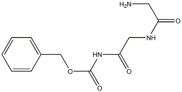 benzyloxycarbonylglycylglycinamide Structure