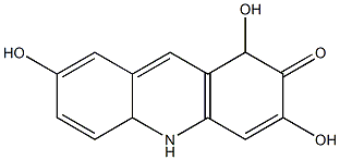 1,3,7-trihydroxyacridone Structure