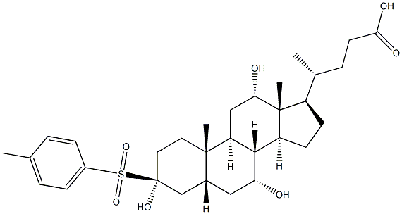 3-tosylcholic acid 구조식 이미지