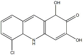 5-chloro-1,3-dihydroxyacridone Structure