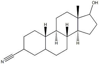 17-hydroxyestrane-3-carbonitrile Structure