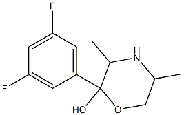 2-(3,5-difluorophenyl)-3,5-dimethyl-2-morpholinol Structure