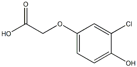 3-chloro-4-hydroxyphenoxyacetic acid Structure