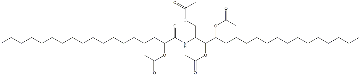 1,3,4-triacetoxy-2-(2'-acetoxyoctadecanoyl)aminooctadecane Structure