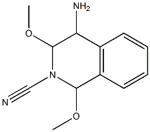 4-amino-2-cyano-1,3-dimethoxy-1,2,3,4-tetrahydroisoquinoline 구조식 이미지