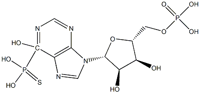 6-thiophosphoryl-inosine monophosphate 구조식 이미지