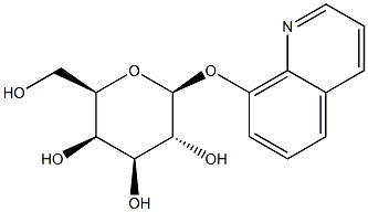 8-hydroxyquinoline-beta-galactoside Structure