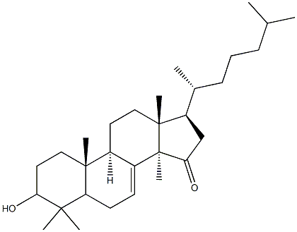 3-hydroxylanost-7-en-15-one Structure