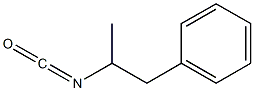 1-methyl-2-phenylethyl isocyanate Structure