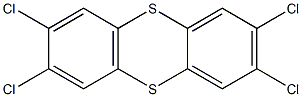 2,3,7,8-tetrachlorothainthrene 구조식 이미지