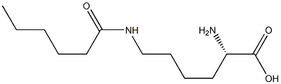 N(epsilon)-hexanoyllysine 구조식 이미지