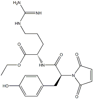 maleyltyrosylarginine ethyl ester Structure