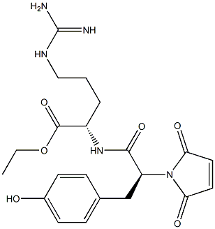 maleyltyrosylarginine ethyl ester 구조식 이미지