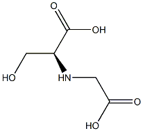 N-(carboxymethyl)serine 구조식 이미지