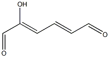 2-hydroxymuconaldehyde Structure