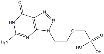 9-(2-(phosphonomethoxy)ethyl)-8-azaguanine 구조식 이미지