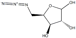 5-azido-5-deoxyxylofuranose Structure